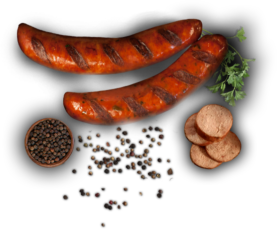 Made The Right Way, By The Right People, With The Right - Lincolnshire Sausage (552x458), Png Download