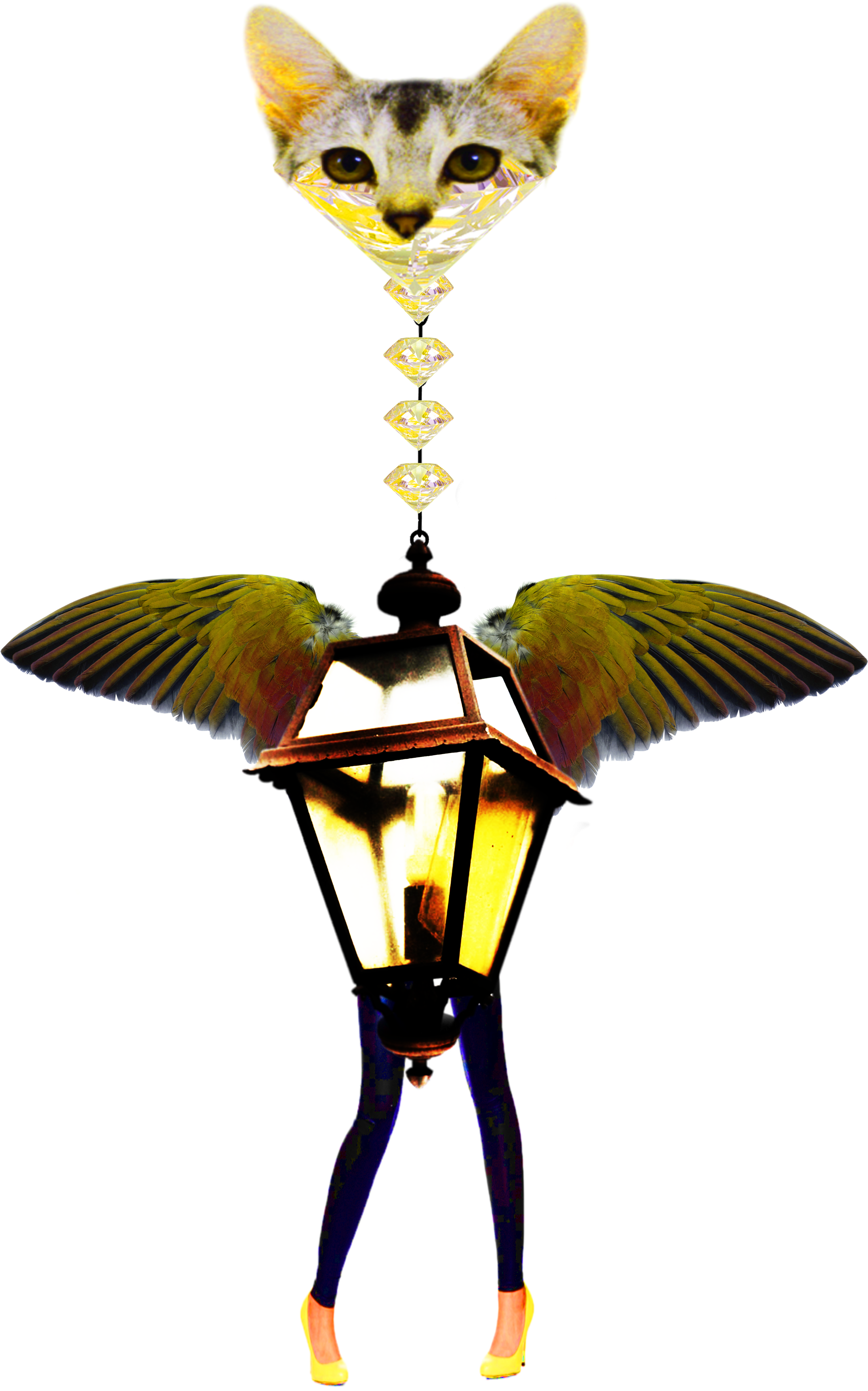 “angels Of The Internet” By Combining Multiple Different - Cat (3508x4961), Png Download