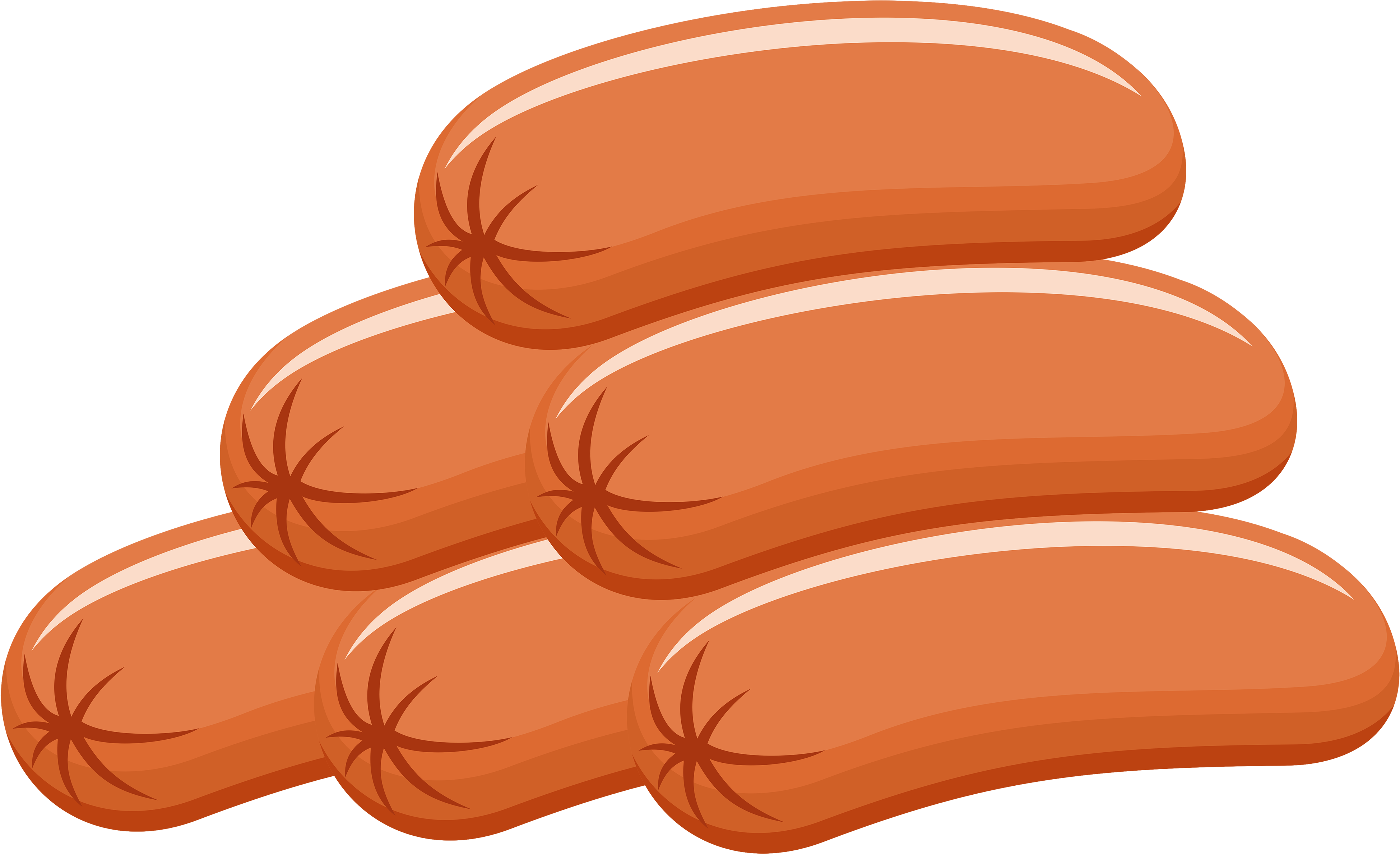 Sausages Png Clip Art Image - Sausages Clipart Png (4000x2528), Png Download
