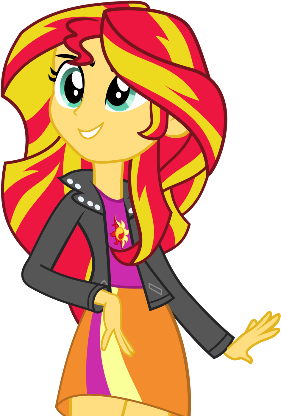Sunset Shimmer Png Image With Transparent Background - Sunset Shimmer Equestria Girls (1024x1448), Png Download