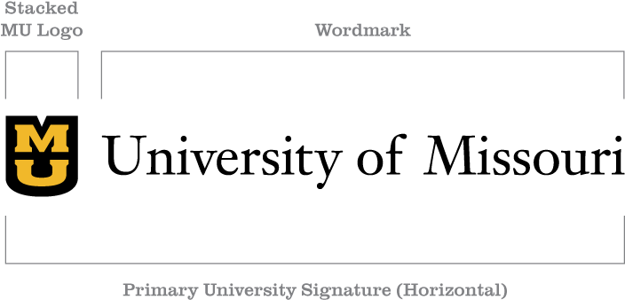 University Of Missouri Primary Signature Includes The - Curators Of The University Of Missouri Logo (800x374), Png Download