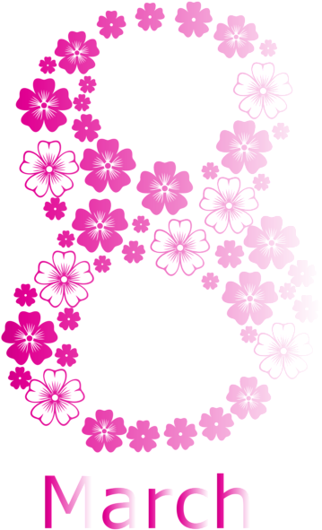 8 March Png - Women's Day Images Png (364x600), Png Download