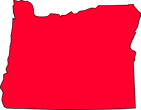 Oregon Clip Art At Clker - Oregon Png (600x470), Png Download