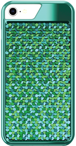 Iridescent Teal/purple And Black - Mobile Phone Case (500x500), Png Download