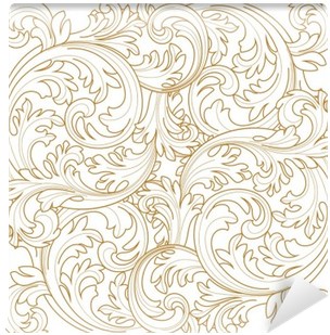 Golden Vintage Frame Scroll Ornament Engraving Border - Ornament (400x400), Png Download