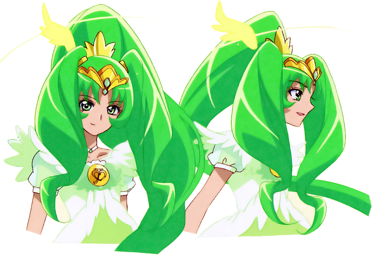 Ultra March Faces - Smile Precure Cure March (1280x921), Png Download