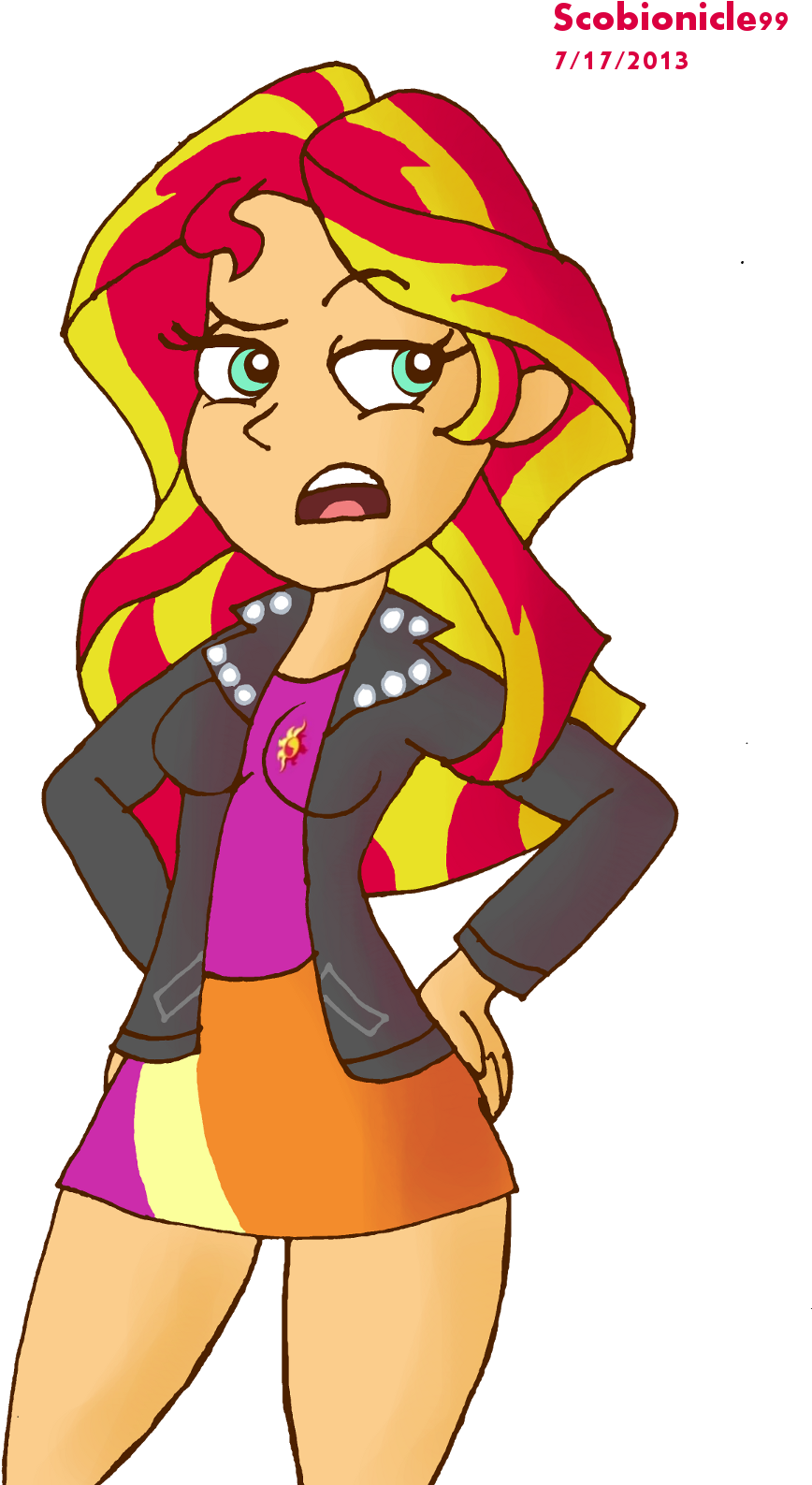 Scobionicle99 /17/2013 Sunset Shimmer Twilight Sparkle - Sunset Shimmer (1036x1600), Png Download