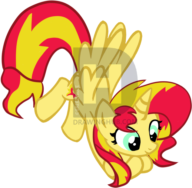 Sunset Shimmer Alicorn - Winged Unicorn (942x852), Png Download
