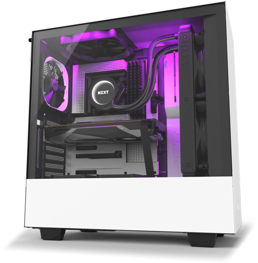 Made Simple - Nzxt H500i (520x530), Png Download
