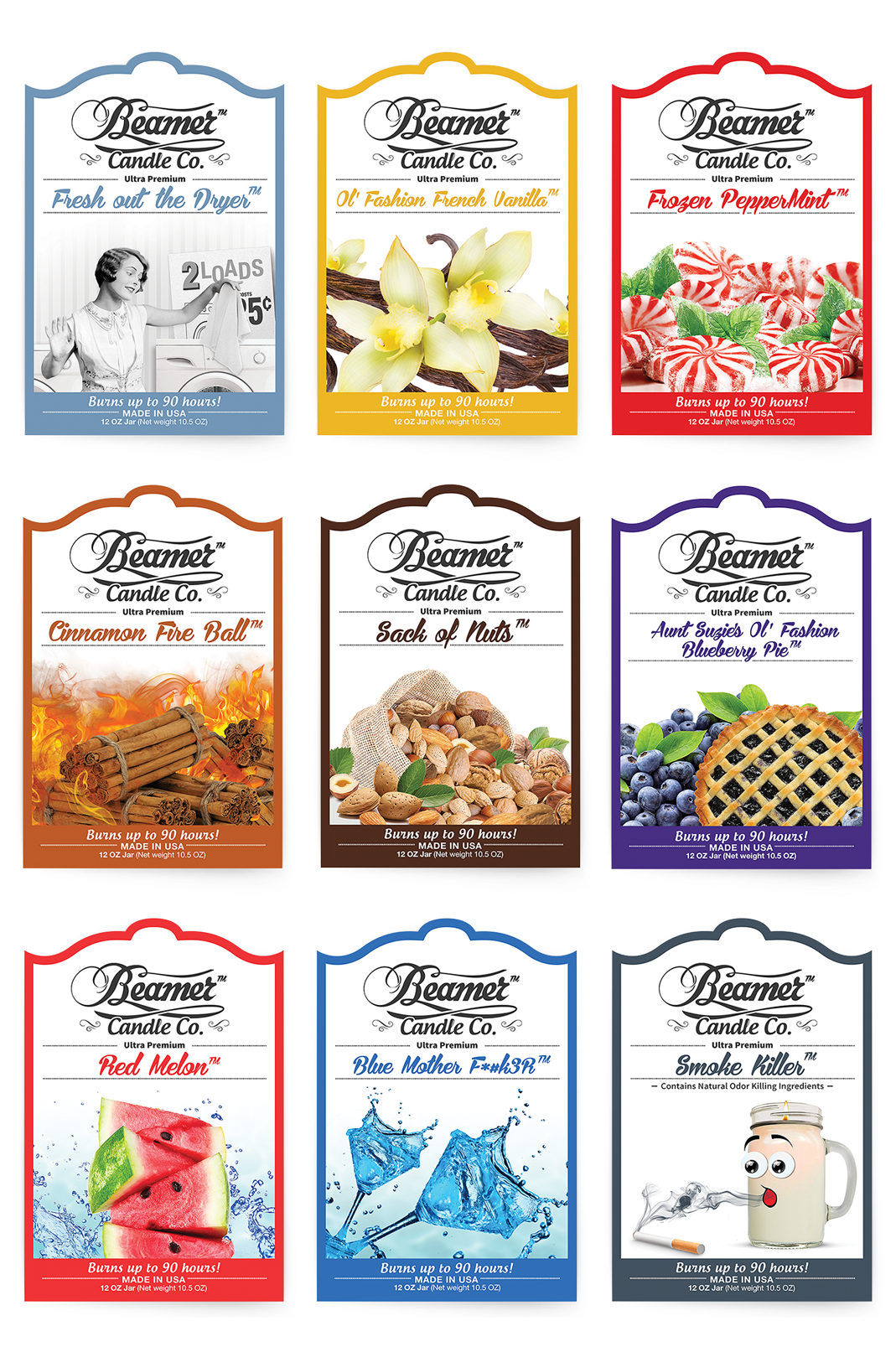 Follow Me On Facebook - 12oz Aunt Suzie's Ol' Fashion Blueberry Pie Scented (1400x1666), Png Download