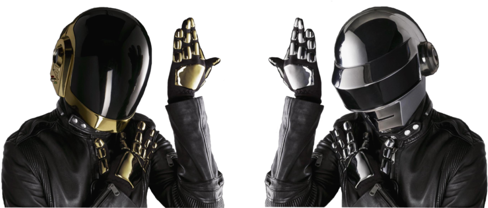 Daft Punk Png Clipart - Daft Punk Png (1024x440), Png Download