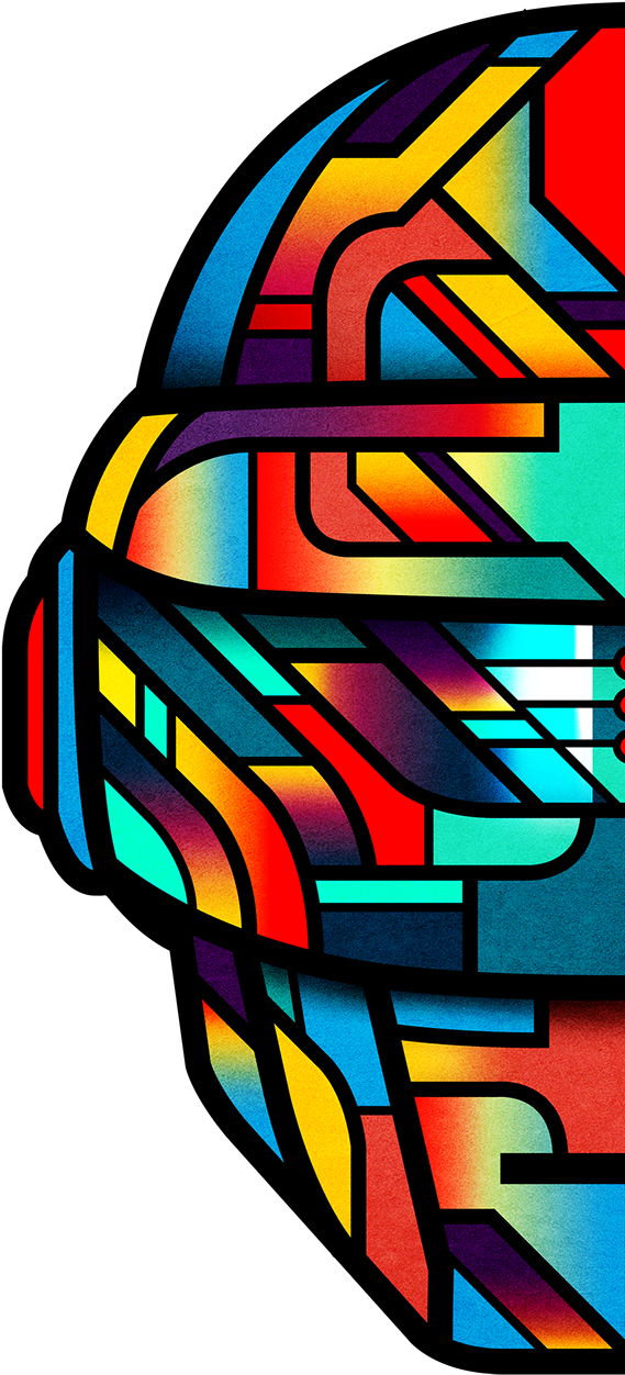 Producers/dj Collection - Van Orton Daft Punk (600x1367), Png Download