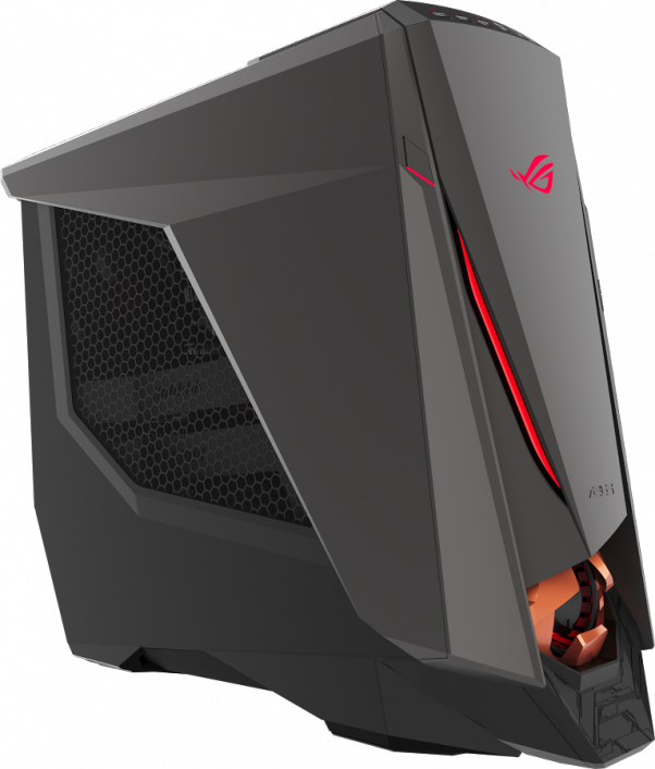 Asus 2016 Gt51 Side - Asus Gaming Pc 2016 (602x707), Png Download