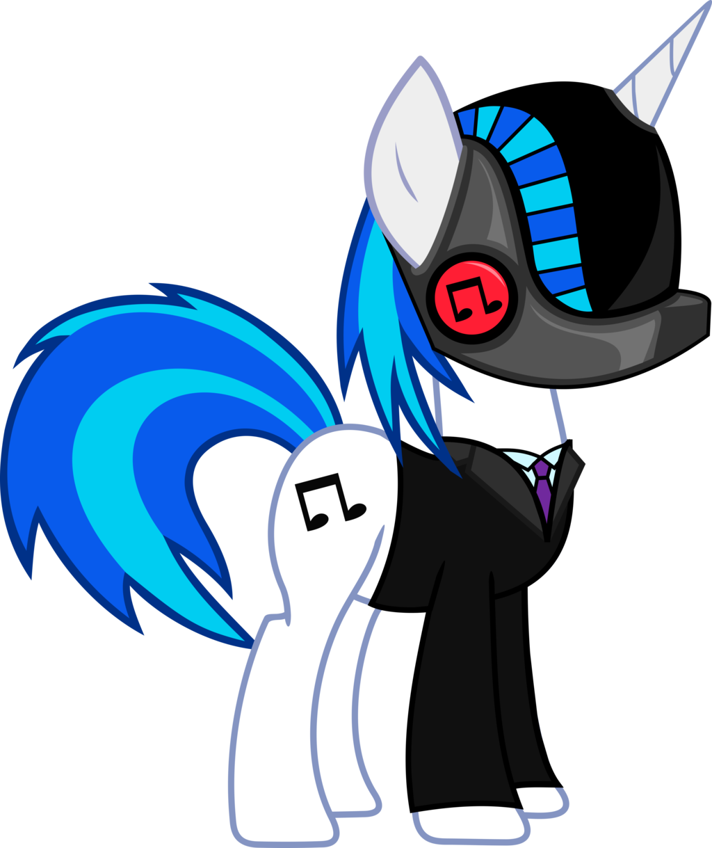 Daft Punk Clipart My Little Pony - Daft Punk Vinyl Scratch (1024x1219), Png Download