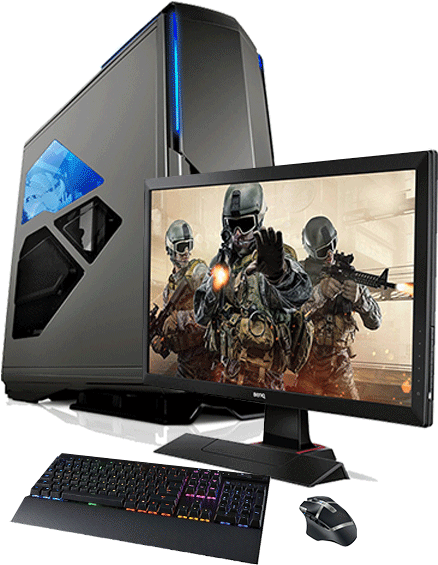 Best Gaming Desktop Pc Builds - Gaming Desktop Computer Systems (448x614), Png Download
