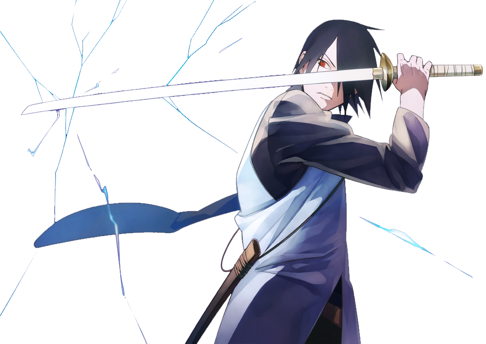 Sasuke Png Boruto Picture Black And White Stock - Sasuke Uchiha Boruto Render (1000x707), Png Download