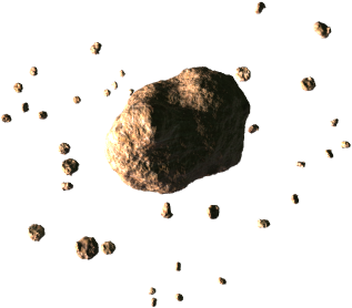 Mysterious Asteroid - Igneous Rock (400x300), Png Download