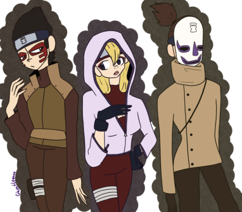 Give Me Team Shinki Or Give Me Death - Gaara's Children (500x437), Png Download