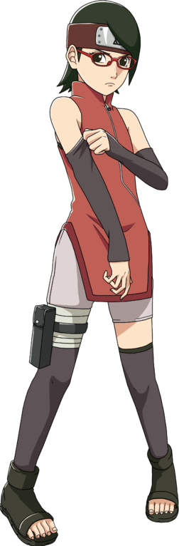 Https - //static - Tvtropes - Org/pmwiki/pub/images/ - Boruto Sarada Uchiha (252x766), Png Download
