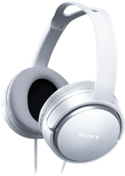 Sony Kõrvaklapid Mdr-xd15w - Sony Mdr Xd150 Full-size Headphones - White (404x404), Png Download