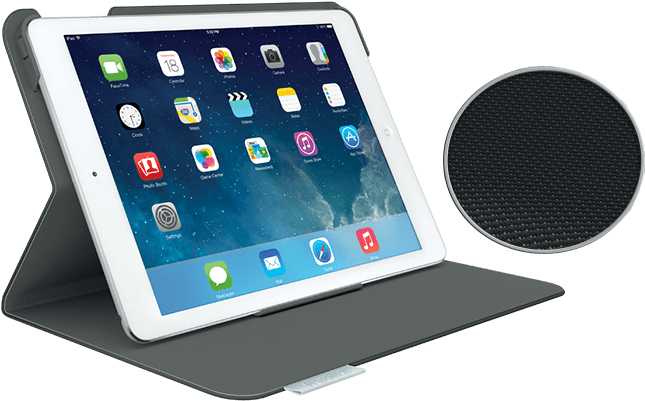 Ipad 3 Back Png - Logitech Ipad Case (652x560), Png Download