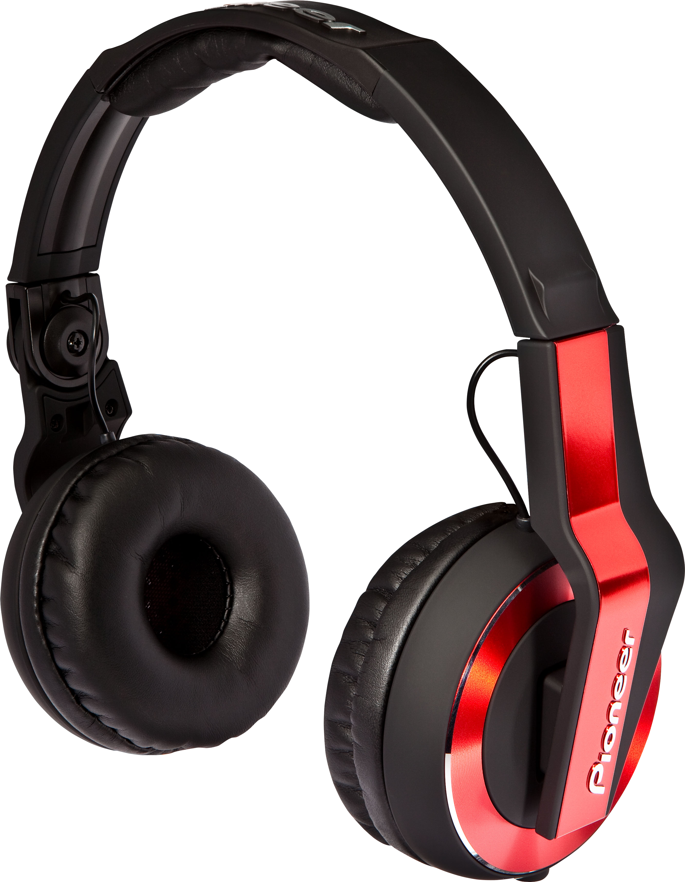 Pioneer Dj Headphones Red (3744x4338), Png Download