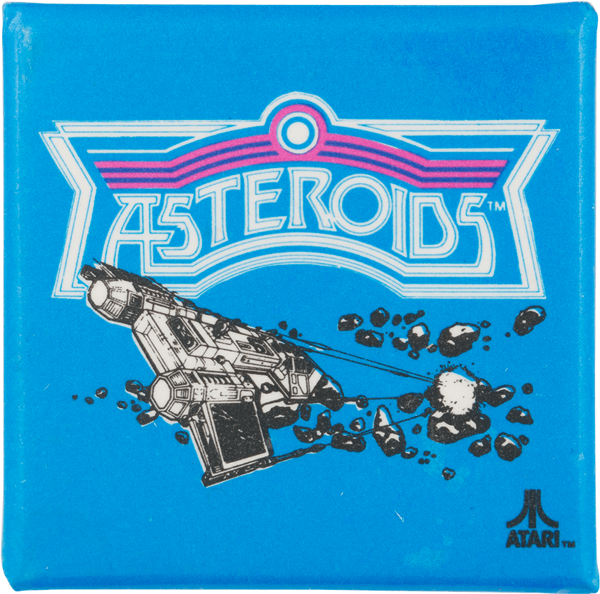Atari Asteroids - Vintage Early 80s Atari Asteroids Classic Arcade Video (1000x970), Png Download