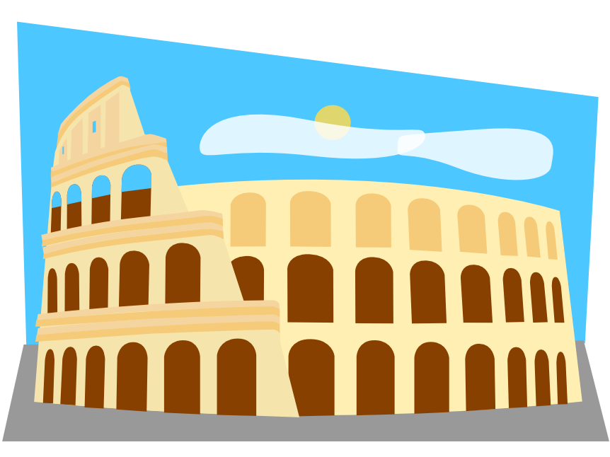 Roman Colosseum - Colosseum Clipart (1000x1414), Png Download