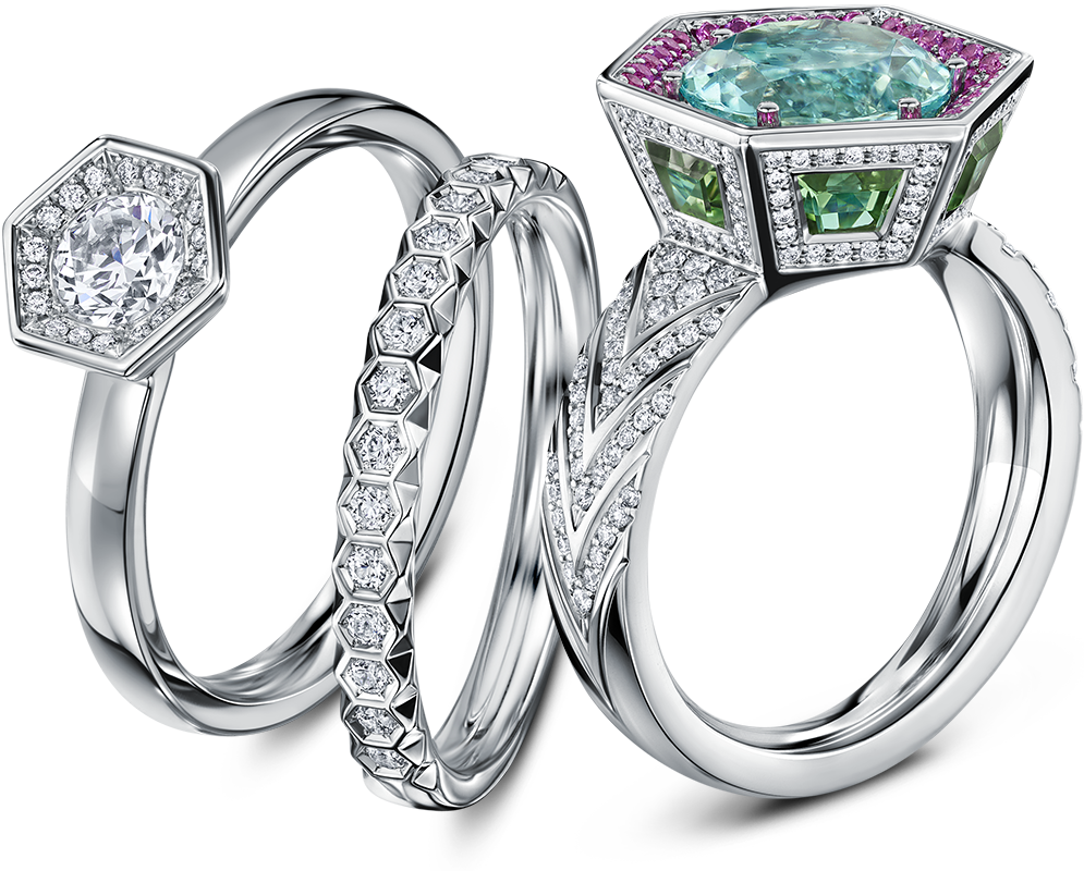 Ring Is A Canvas For An Extravagant Collection Of Stones, - Paraiba Tourmaline Diamond Cocktail Ring (995x800), Png Download