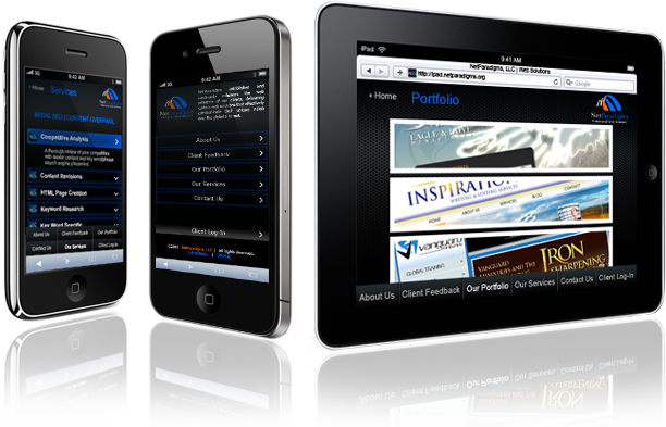 Iphone® / Ipad™ Specific Solutions - Mobile Web Development Images Hd Png (612x393), Png Download