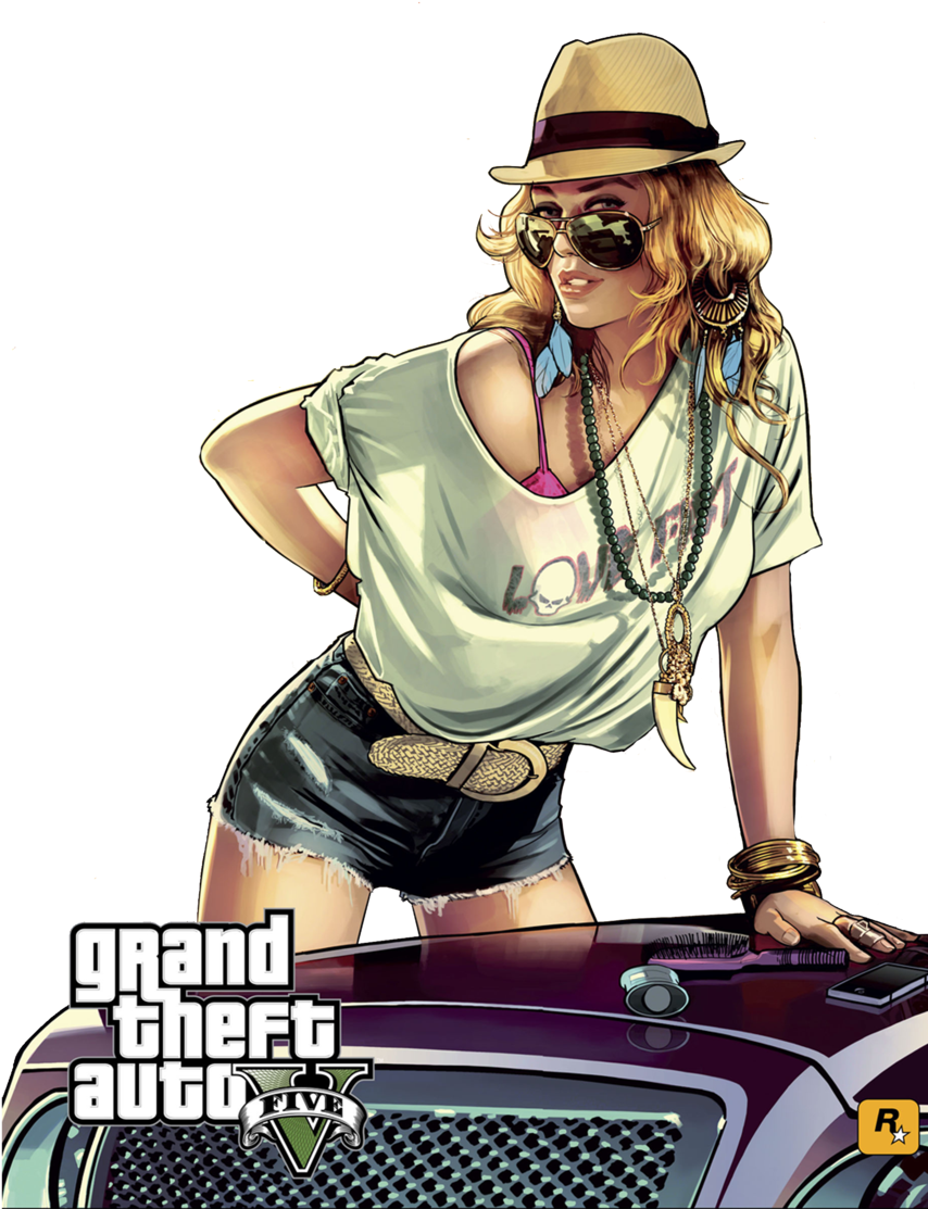 Gta V Render - Grand Theft Auto V Png (900x1140), Png Download