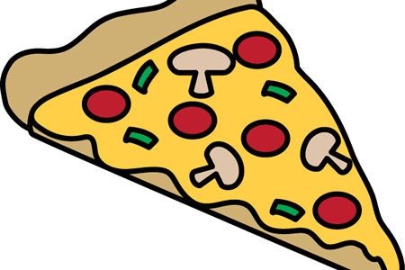 Banner Free Cheese K Pictures Full Hq Coloring Page - Clip Art Pizza Slice (450x300), Png Download