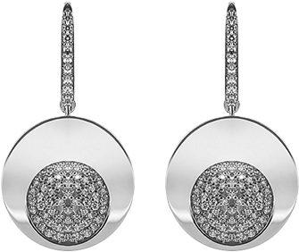 Hera Earrings - Earring (370x350), Png Download