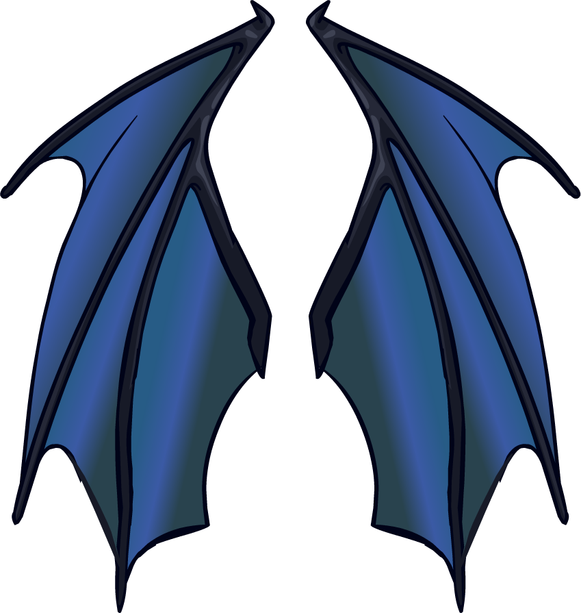 Shadow Wings - Alas De Club Penguin (849x895), Png Download