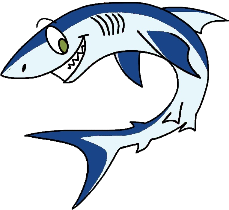 Brad Slashback The Shortfin Mako Shark - Shortfin Mako Shark (922x842), Png Download