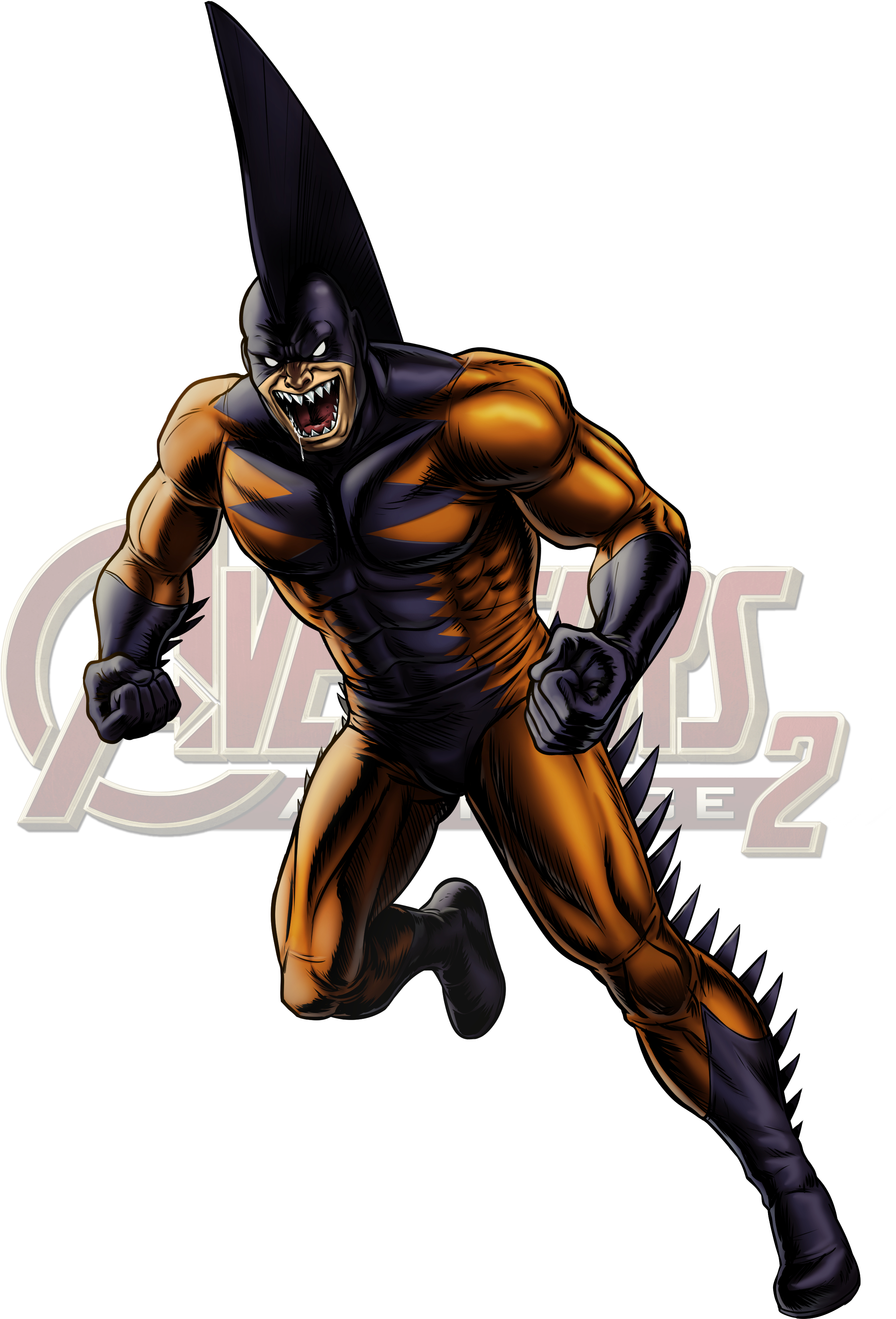 Icon Tiger Shark - Marvel Avengers Alliance Tiger Shark (2456x3800), Png Download