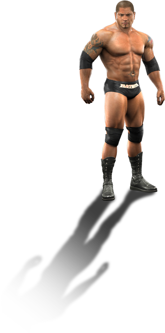 Batista Svr 2010 - Smackdown Vs Raw 2010 Batista (554x1098), Png Download