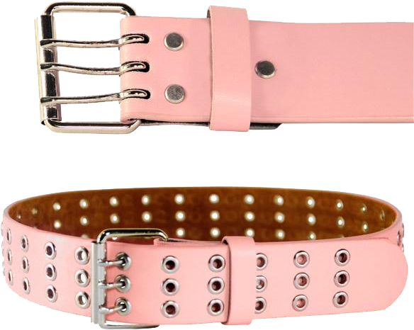 Womens Belt Transparent Png - Pink Leather Belt Womens (694x558), Png Download