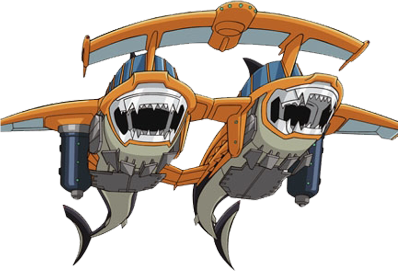 Submersible Carrier Aero Shark - Yu Gi Oh Zexal Monstres (800x567), Png Download