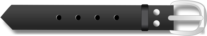 This Free Clipart Png Design Of A Simple Belt (900x188), Png Download