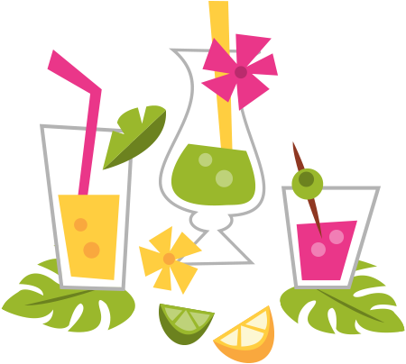 Cocktails - Cocktail Menu Png Transparent (450x404), Png Download