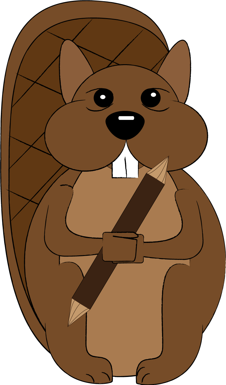 Beaver - Egg Nog (763x1295), Png Download