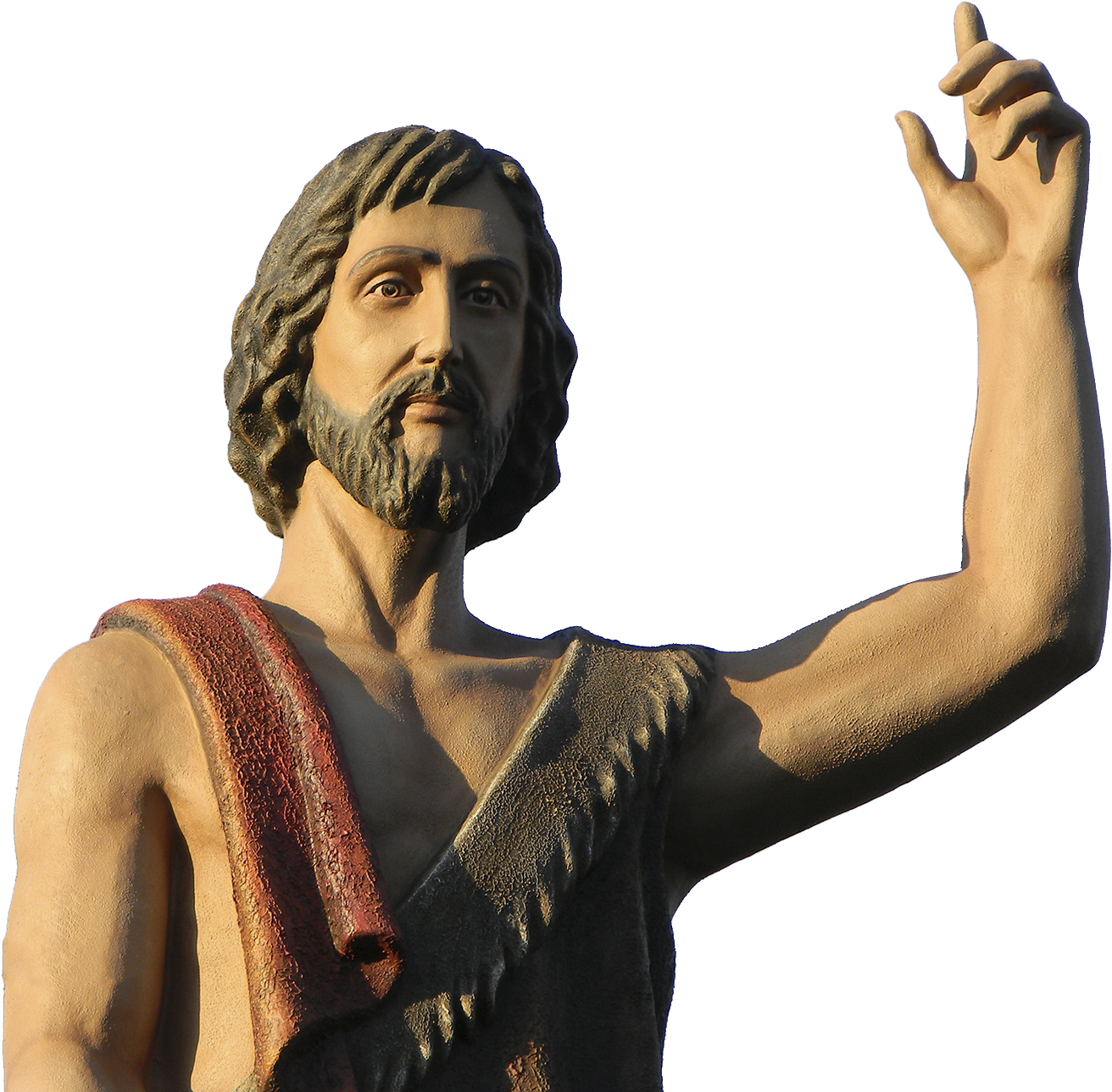 Oração À São João Batista - S João Baptista O Precursor De Jesus (1368x1341), Png Download