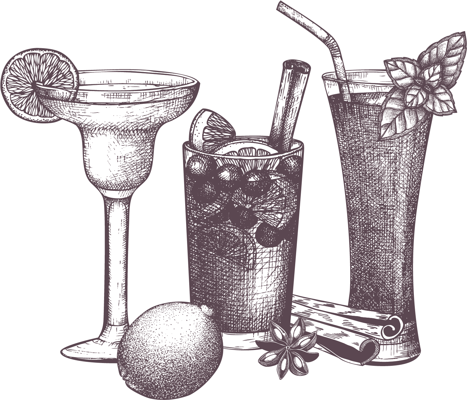 Cocktails - Longton (1605x1353), Png Download