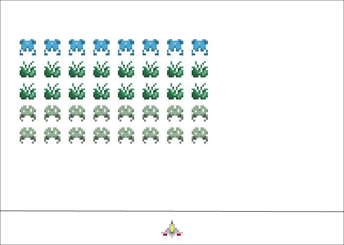 Starting Position - List Of Space Invaders Video Games (700x500), Png Download