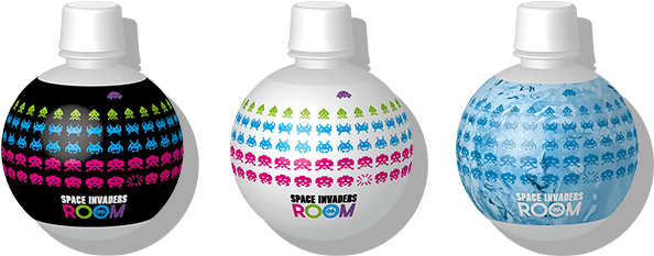Space Invaders Water - Cosmetics (600x600), Png Download