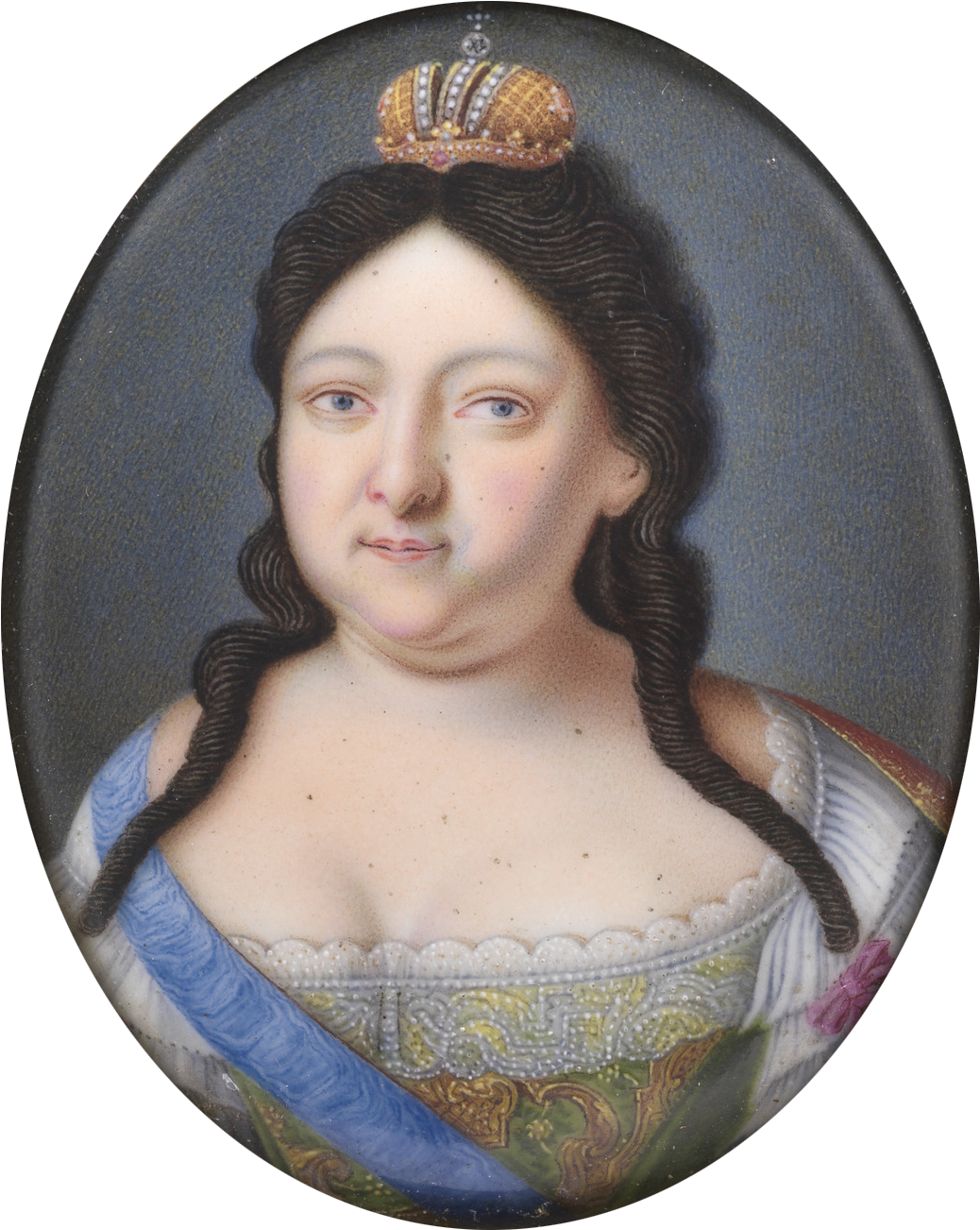 Anna Of Russia By Anonym After Caravaque - Anna Ivanovna (1045x1309), Png Download