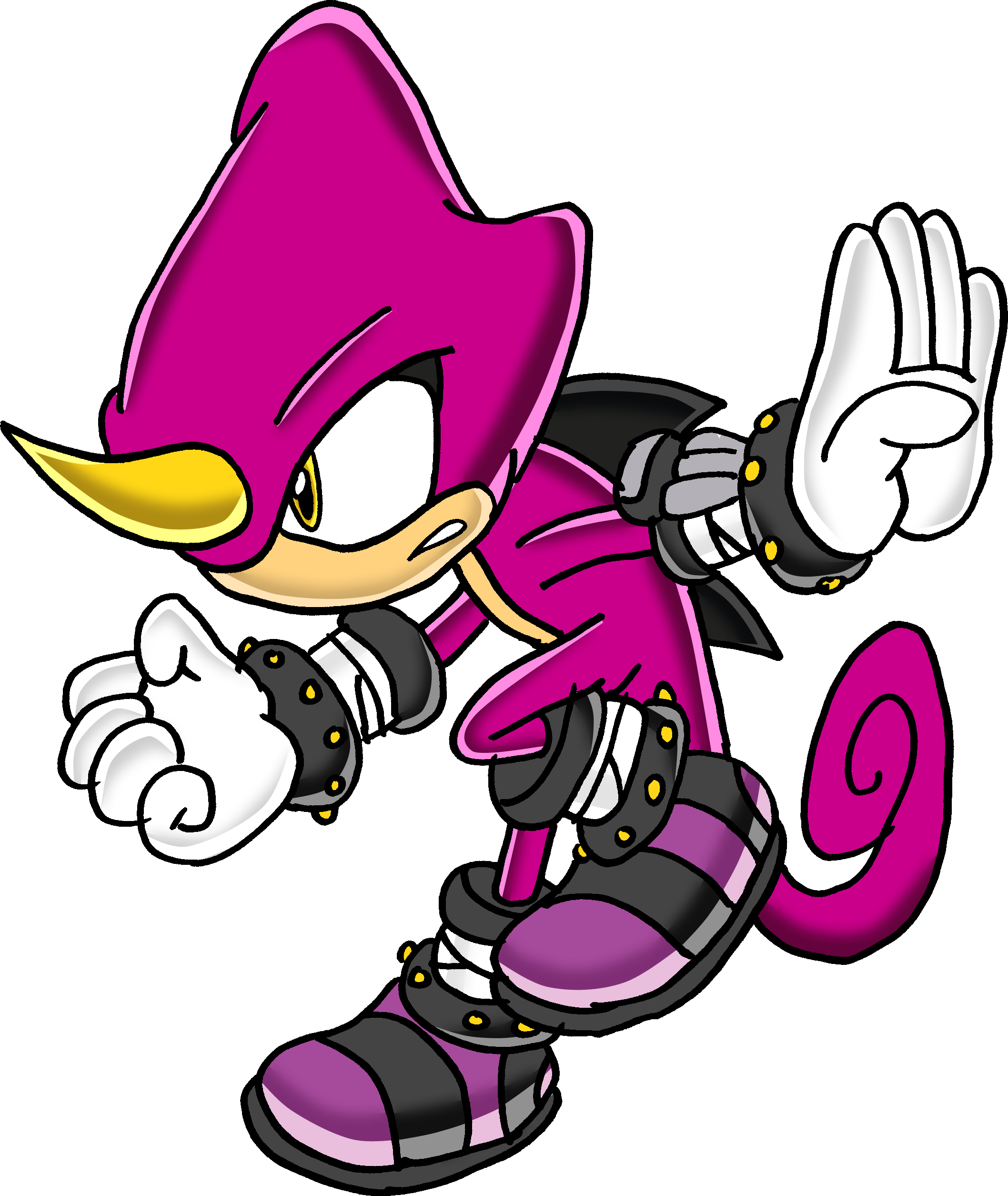 Espio The Chameleon - Espio The Chameleon Png (2116x2510), Png Download