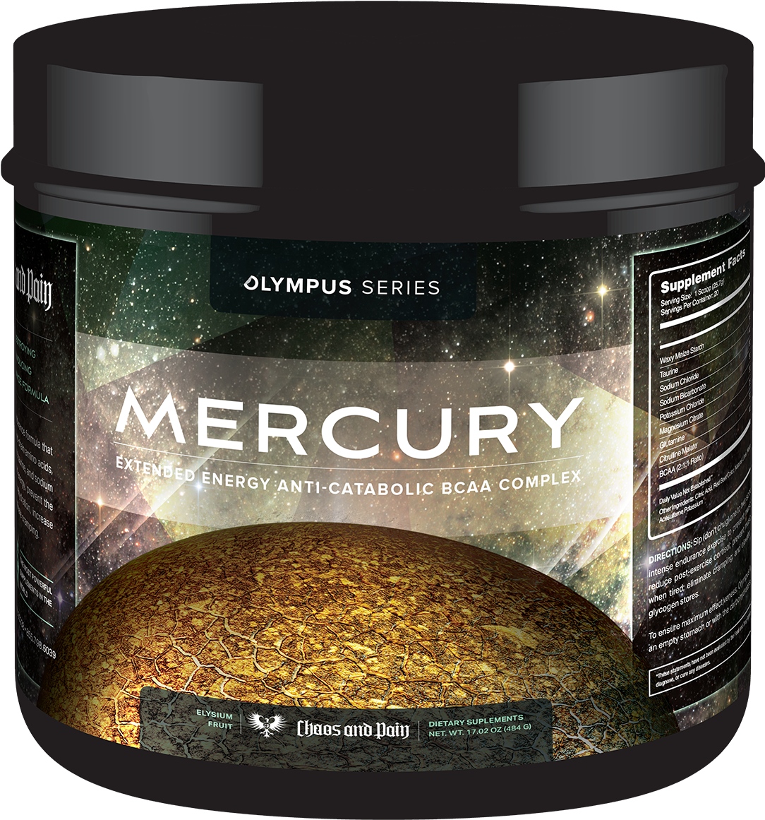 Mercury, The Best Tasting, Highest Quality, Extended - Chaos And Pain Olympus Series Mercury 20 Serving (cherrylime (1280x1280), Png Download