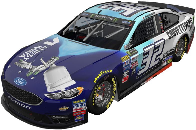 Go Fas Racing On Twitter - Action Racing Matt Dibenedetto 2017 Darlington Throwback (1200x675), Png Download